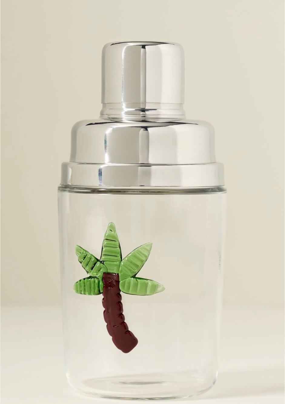NWT Anthropologie Love Notes Icon Mini Cocktail Shaker Palm Tree